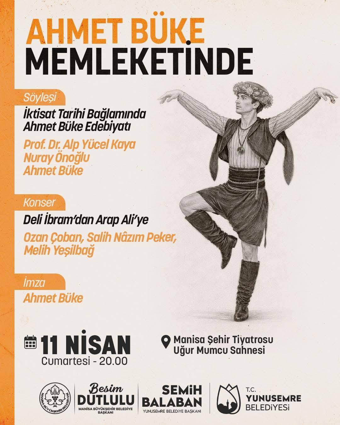 Manisalı Yazar Ahmet Büke Hemşehrileriyle Buluşuyor