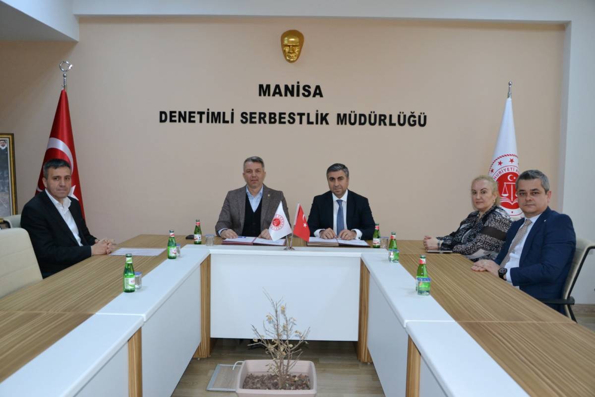 Manisa'da Sosyal Destek Protokolü: Kızılay ve Adalet El Ele