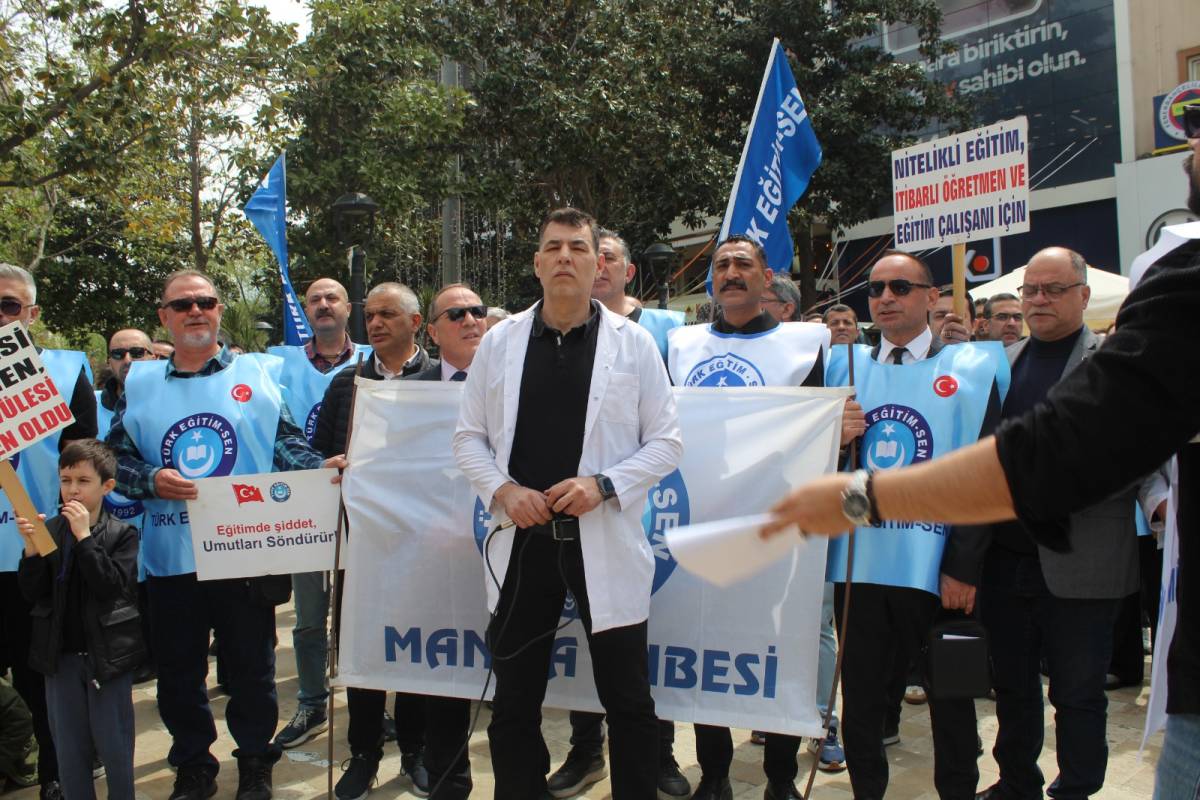 Manisa’da Eğitimde Şiddete Tepki Büyüyor