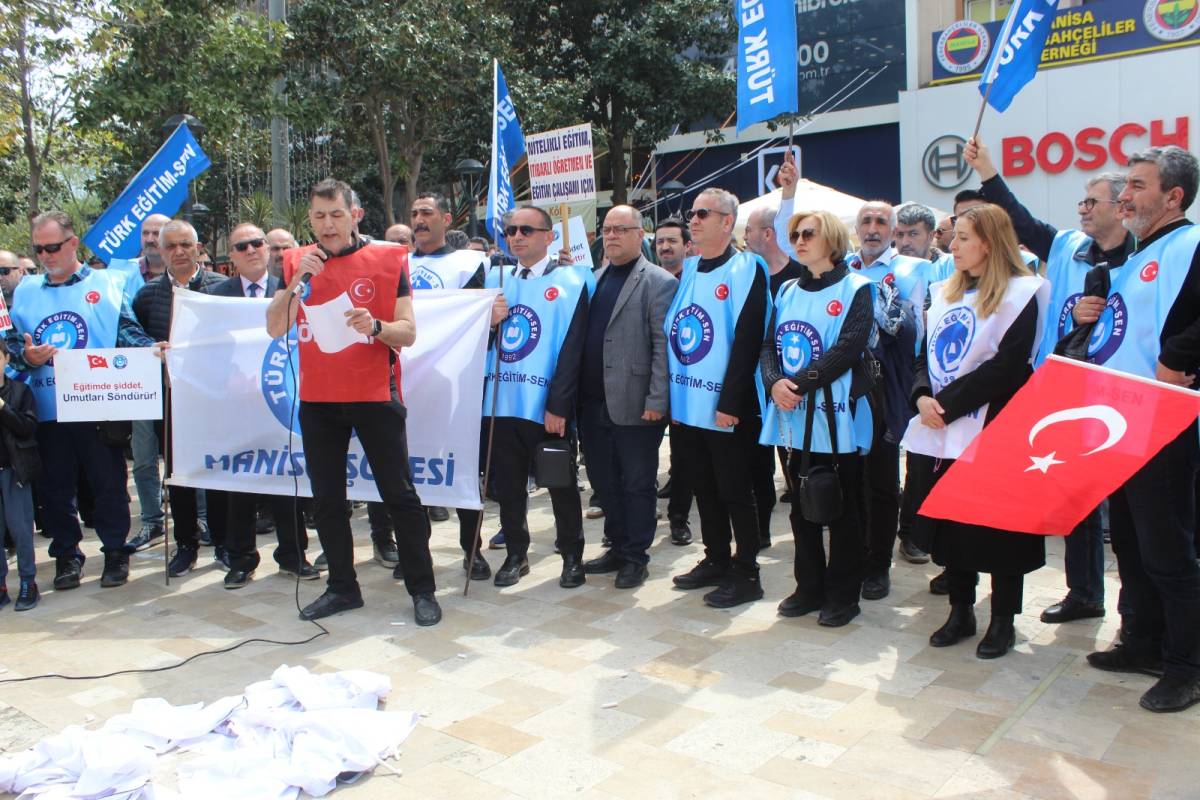 Manisa’da Eğitimde Şiddete Tepki Büyüyor